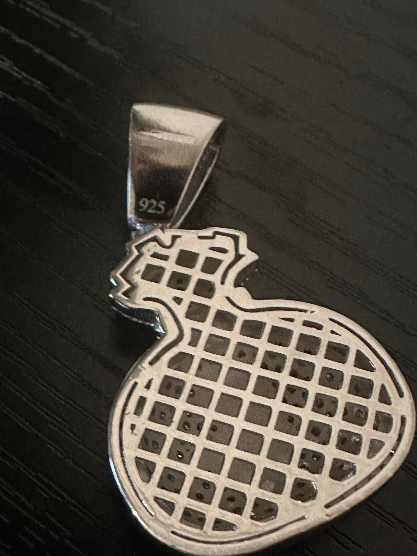 VVS Moissanite Money Bag Pendant + Tennis Chain Bundle (Solid 925 Silver)